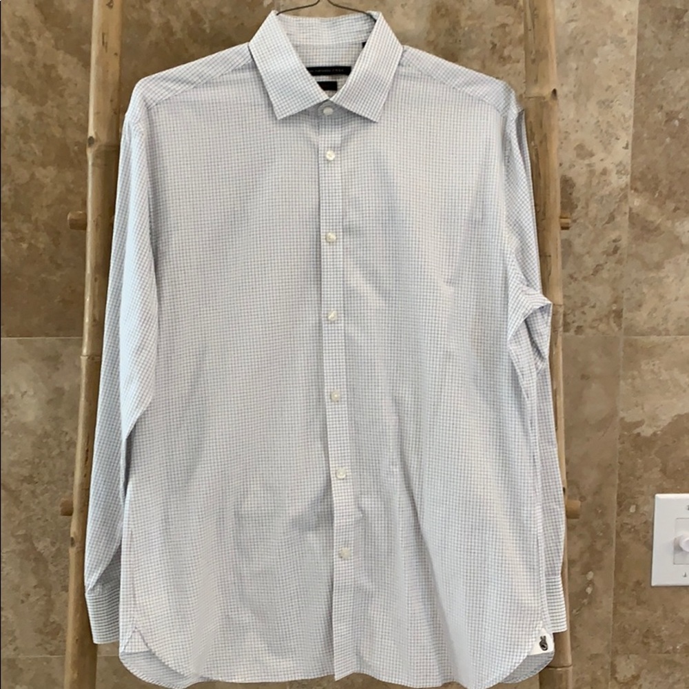 John Varvatos - 16 32/33 Slim Fit / white w black